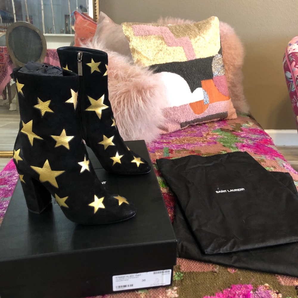 Saint Laurent Star Boots